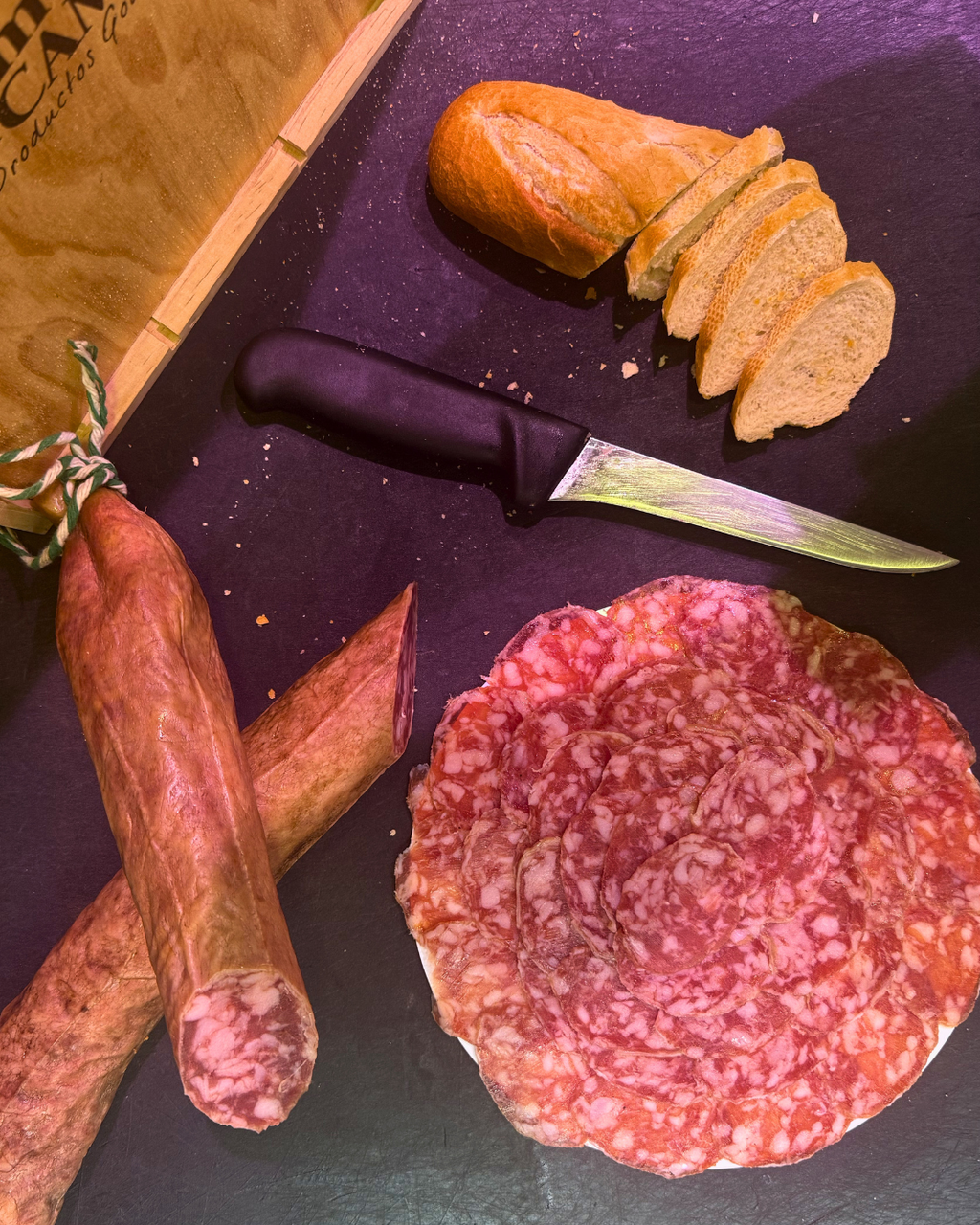 SALCHICHÓN IBÉRICO DE BELLOTA SOBRE DE 100GR