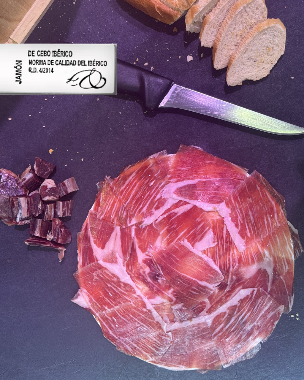 JAMÓN IBÉRICO DE CEBO 50% RAZA IBÉRICA DE 7,5 A 8 KG