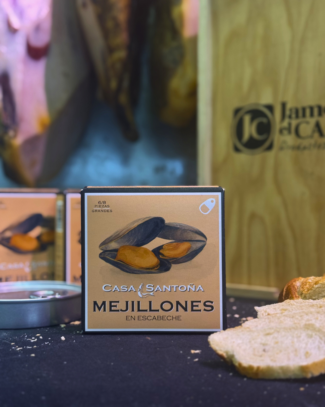 MEJILLONES EN ESCABECHE 6/8 PIEZAS