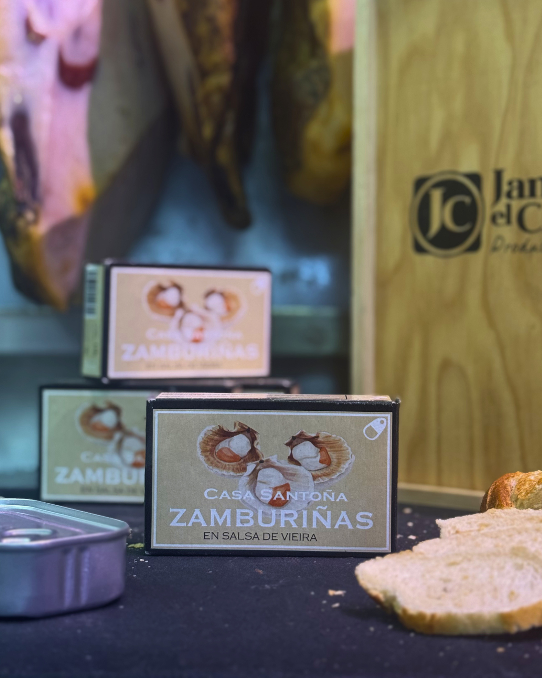 ZAMBURIÑAS EN SALSA DE VIEIRAS