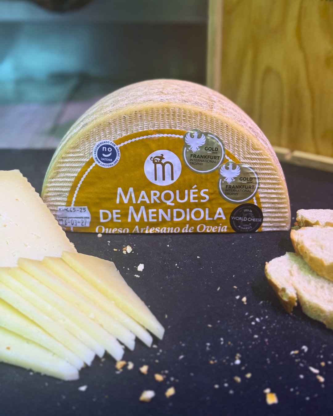 Queso curado de oveja Marqués de Mendiola