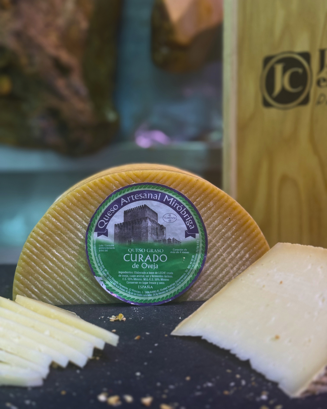 Queso artesanal de oveja Miróbriga